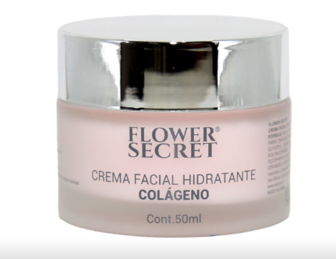 Flower Secret - Crema Facial Antiarrugas Hidratante