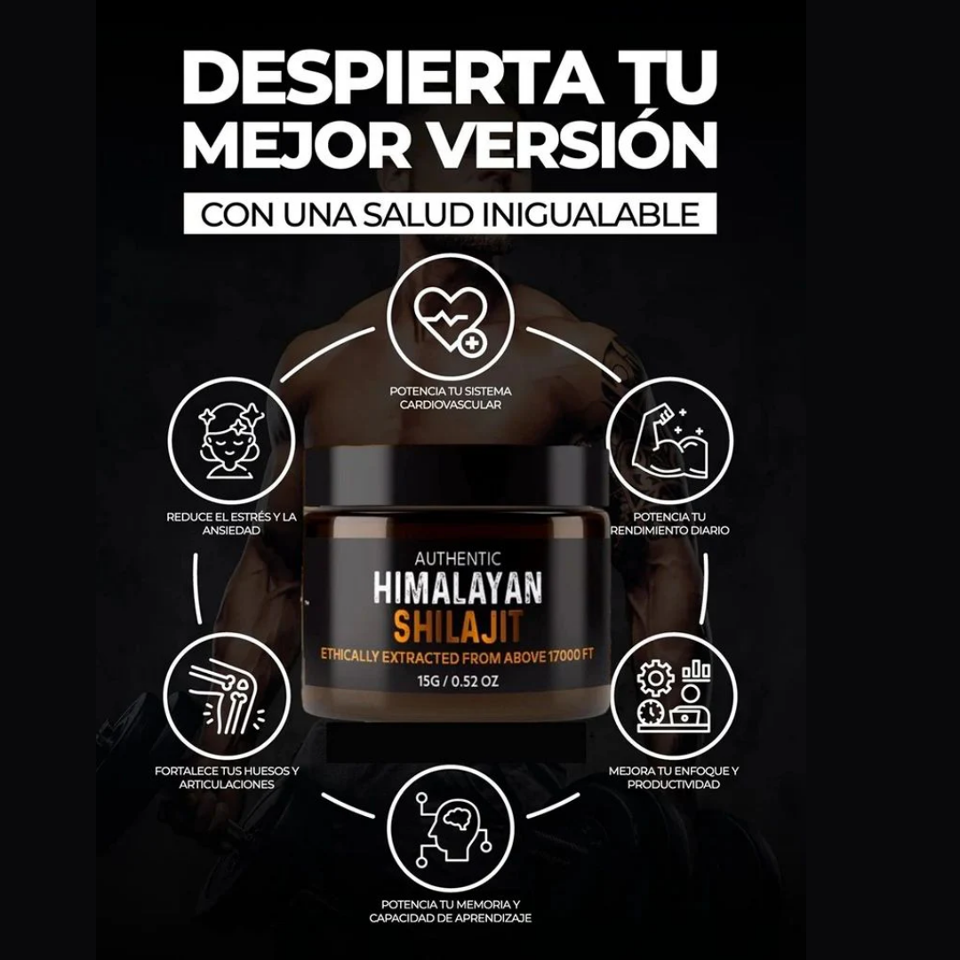 🏔️SHILAJIT DEL HIMALAYA 2X1🌿✨+ ENVÍOS GRATIS 🚚